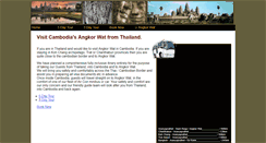 Desktop Screenshot of angkorwatthailand.com